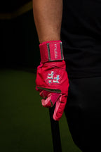 Hot Pink / Baby Pink Field Flex Batting Gloves - Image 2