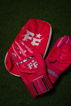 Hot Pink / Baby Pink Field Flex Batting Gloves - Image 4