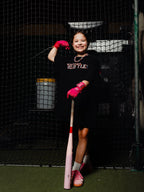 Hot Pink / Baby Pink Field Flex Batting Gloves - Image 8